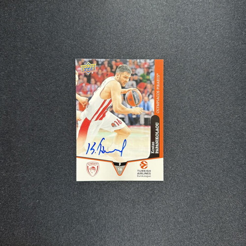Upper Deck Goodwin Champions 2019 Kostas Papanikolaou Autograph Card like new