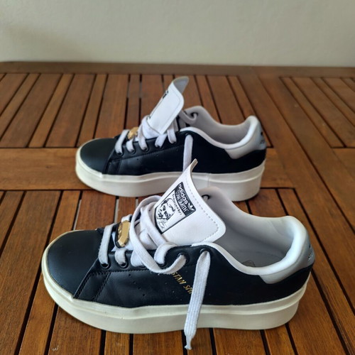 Adidas Stan Smith Bonega sneakers like new, size 36.5, black and white