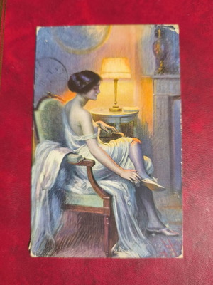 French Belle Époque postcard 1916 like new