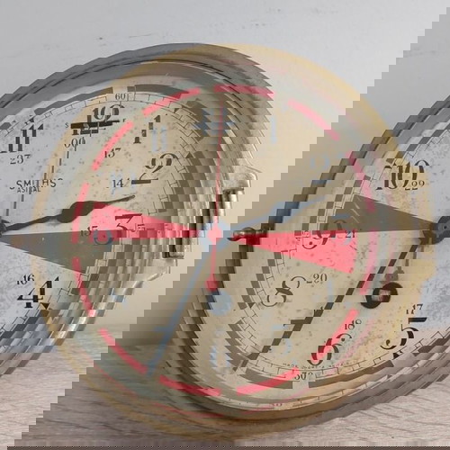 Ρολόι καραβιού Smiths Astral Radio Doom μεταχειρισμένο, μπρούτζινο δεκαετίας 60 χωρίς κλειδί