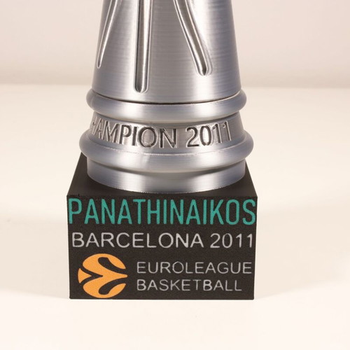 Κύπελλο Ευρωλίγκα 2011 Παναθηναϊκός Limited Edition με βάση 30 εκατοστά