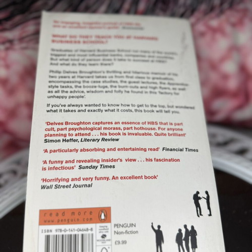 What They Teach You at Harvard Business School by Philip Delves Broughton like new