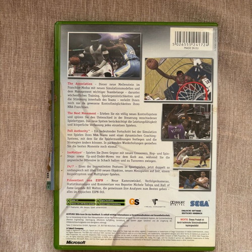 ESPN 2K5 Xbox Original PAL used complete