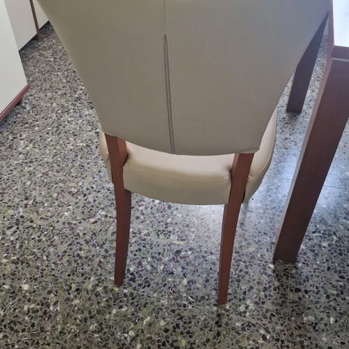 Dining table with 6 chairs like new, extendable 2.05×0.90 m