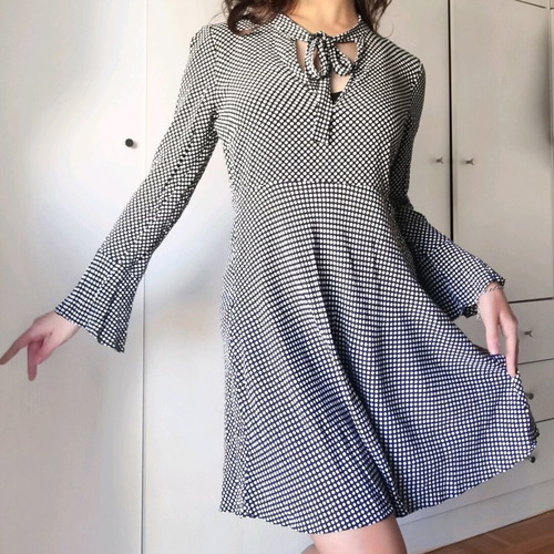 Zara polka dot dress black and white, -  10,00 - Vendora.cy
