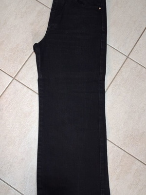 Zara black high-waisted jeans like new, size M 38 10