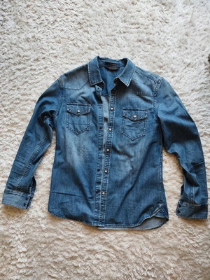 Jack & Jones denim men's shirt like new, size Small