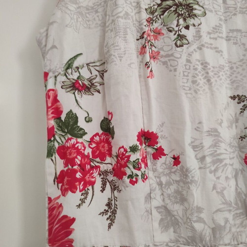 Bella women's Italian dress S/M like new, white and red