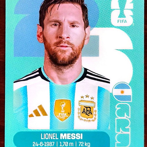 Lionel Messi ARG17 Panini FIFA World Cup 2026 sticker