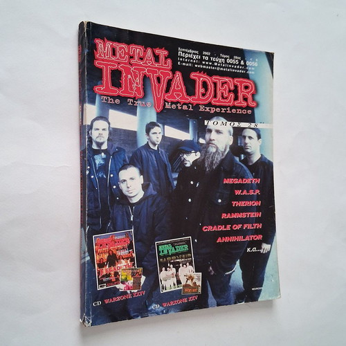 Metal Invader magazine issues 55 & 56 used