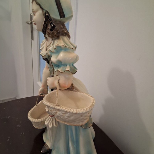 Ceramic dolls like new, one large 43 cm and two smaller 33 cm