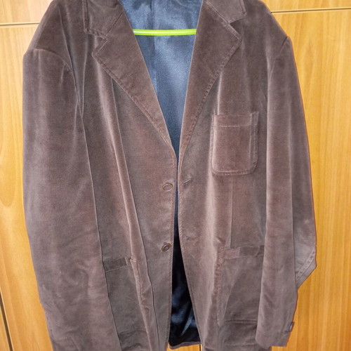 No Name winter jacket brown velvet texture, new, size XL