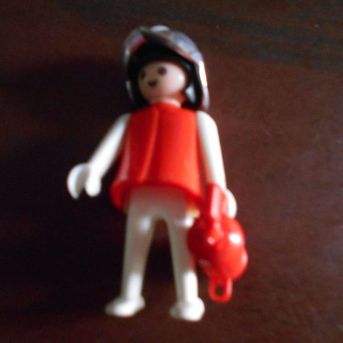 Playmobil Lyra Geobra 1974 used 3 firefighters
