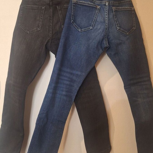 Set of 2 slim fit boys jeans like new, blue and black, Marks & Spencer
