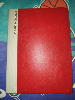 Card holder with 180 used phone cards 1993-1996