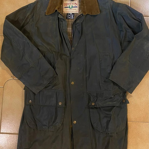 Britton by Belstaff long jacket like new, green, size M