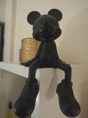 Mickey Mouse μαύρη πλαστική φιγούρα, καινούργια