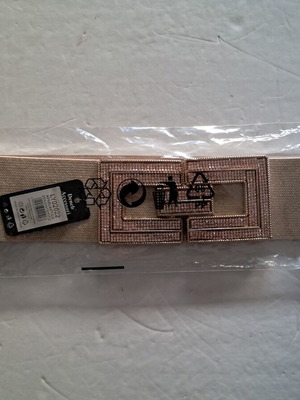 Deneb Accessori gold belt, elastic