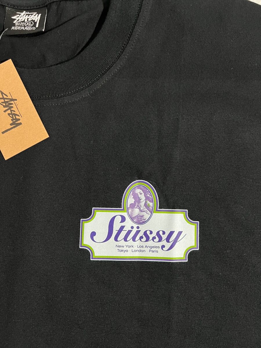 Stussy Venus Tee Large new, black - € 45,00 - Vendora.cy