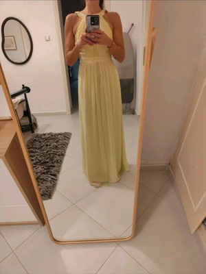 BSB maxi dress like new, size 38, yellow