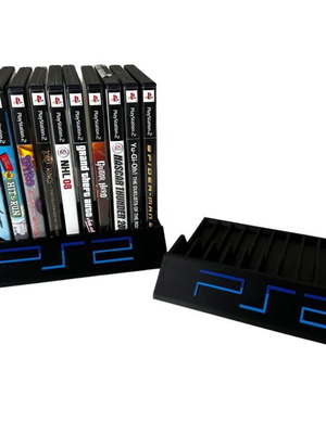 Βάση 12 Παιχνιδιών PS2 Κατόπιν Παραγγελίας με Επίσημο Λογότυπο