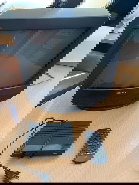 Τηλεόραση αναλογική 14 ιντσών SONY με αποκωδικοποιητή