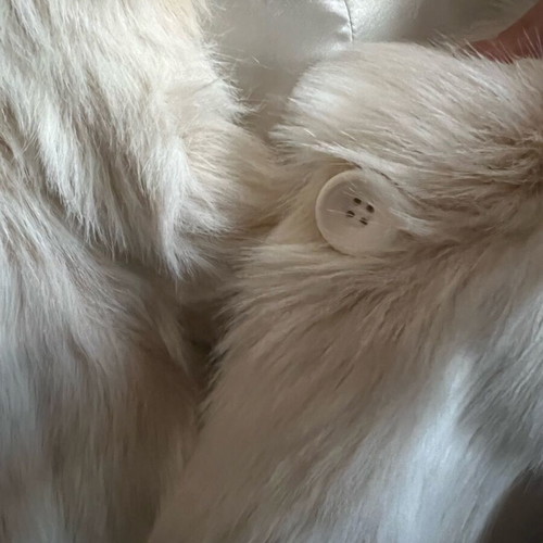 Fur bolero like new, not very short
