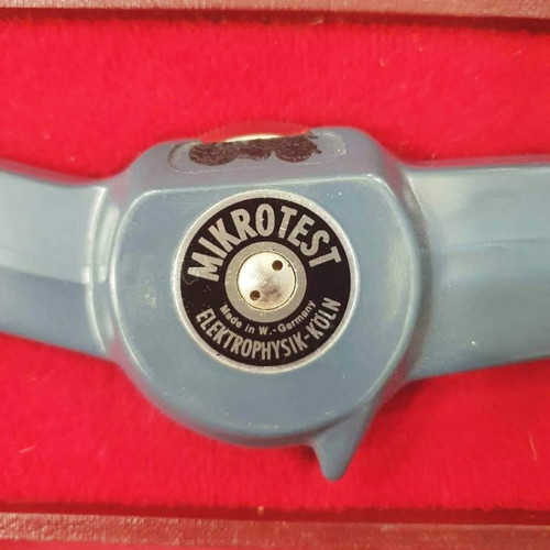 Microtest measuring tool used with case