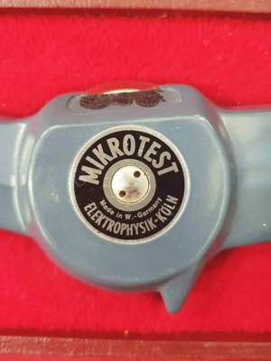 Microtest measuring tool used with case