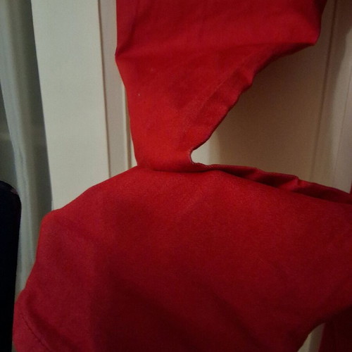 Calliope red elastic high-waisted skinny fit jeans size M