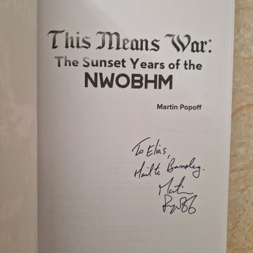 This Means War The Sunset Years of the NWOBHM book new, English
