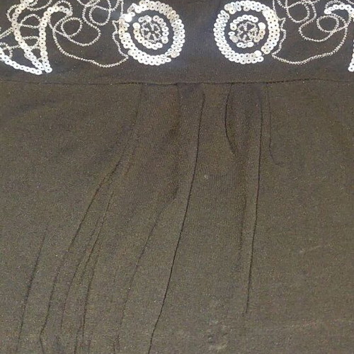 Blouse black used, size XS 34 6