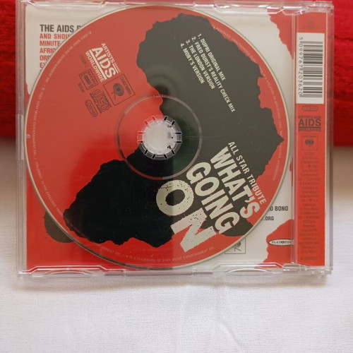 Artists Against AIDS Worldwide What's Going On CD Maxi-Single 2001