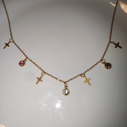 Stainless steel handmade necklace that does not tarnish new