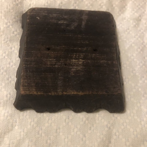 Indian wooden fabric stamp vintage handmade used