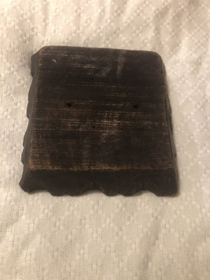 Indian wooden fabric stamp vintage handmade used