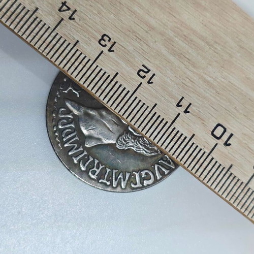 Collectible coin replica Roman Sestertius of Claudius like new