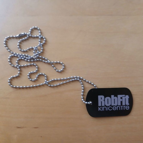 Plaque necklace from Canada used, promotional