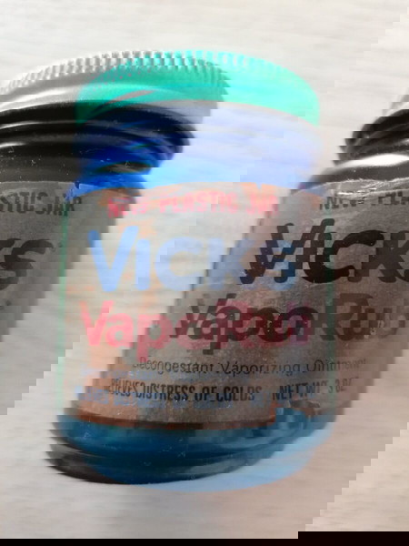 συλλεκτικό γνήσιο vintage Vicks VapoRub από 1970-75