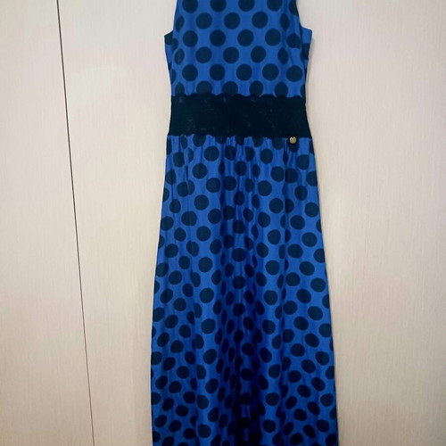BSB dress blue with navy polka dots like new, size Small (XS)