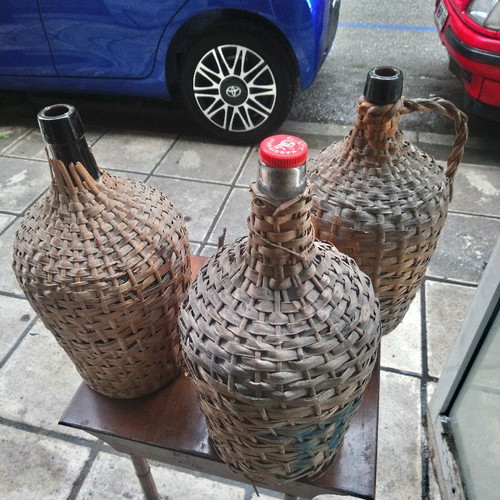 Demijohns used 3 liters with old reed protection