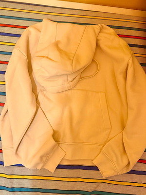 Zara Basic Oversized Hoodie Cream Like New