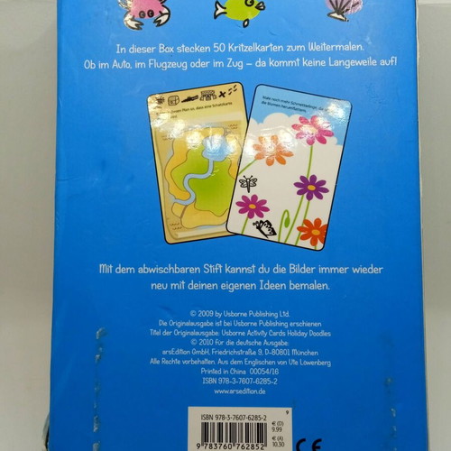 ArsEdition painting card set used, 50 reusable cards