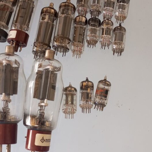 Vintage lamps tubes set