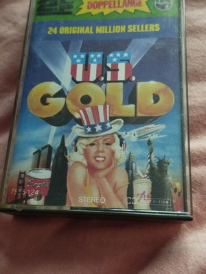 US Gold cassette used rock compilation