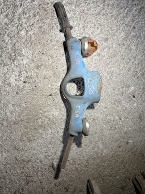 Honda C50 / C70 metal handlebar frame, round headlight 6V