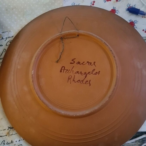 Ceramic wall plates like new, set of 2 pieces