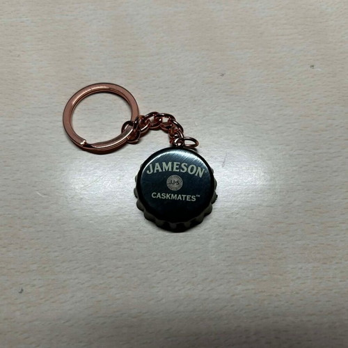 Keyring Jameson Caskmates new, metal, black and gold