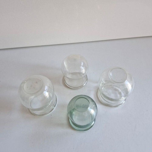 Glass cupping sets used, pack of 4