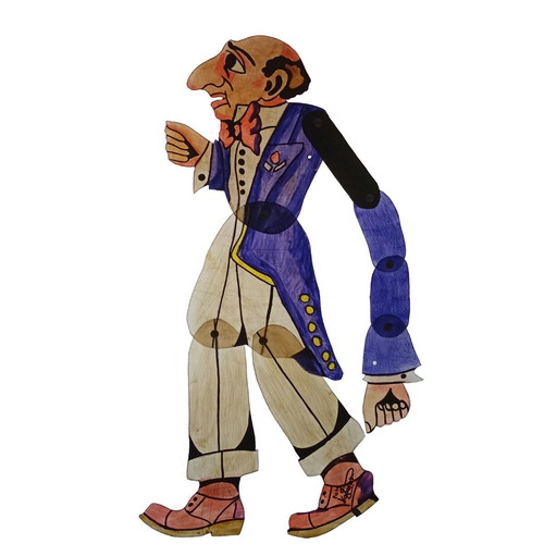 Karagiozis Grammatikos shadow theater figure new